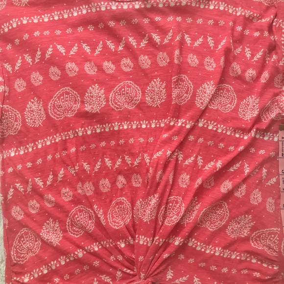 Lucky brand shirt top small new knotted front NWT - Picture 5 of 10